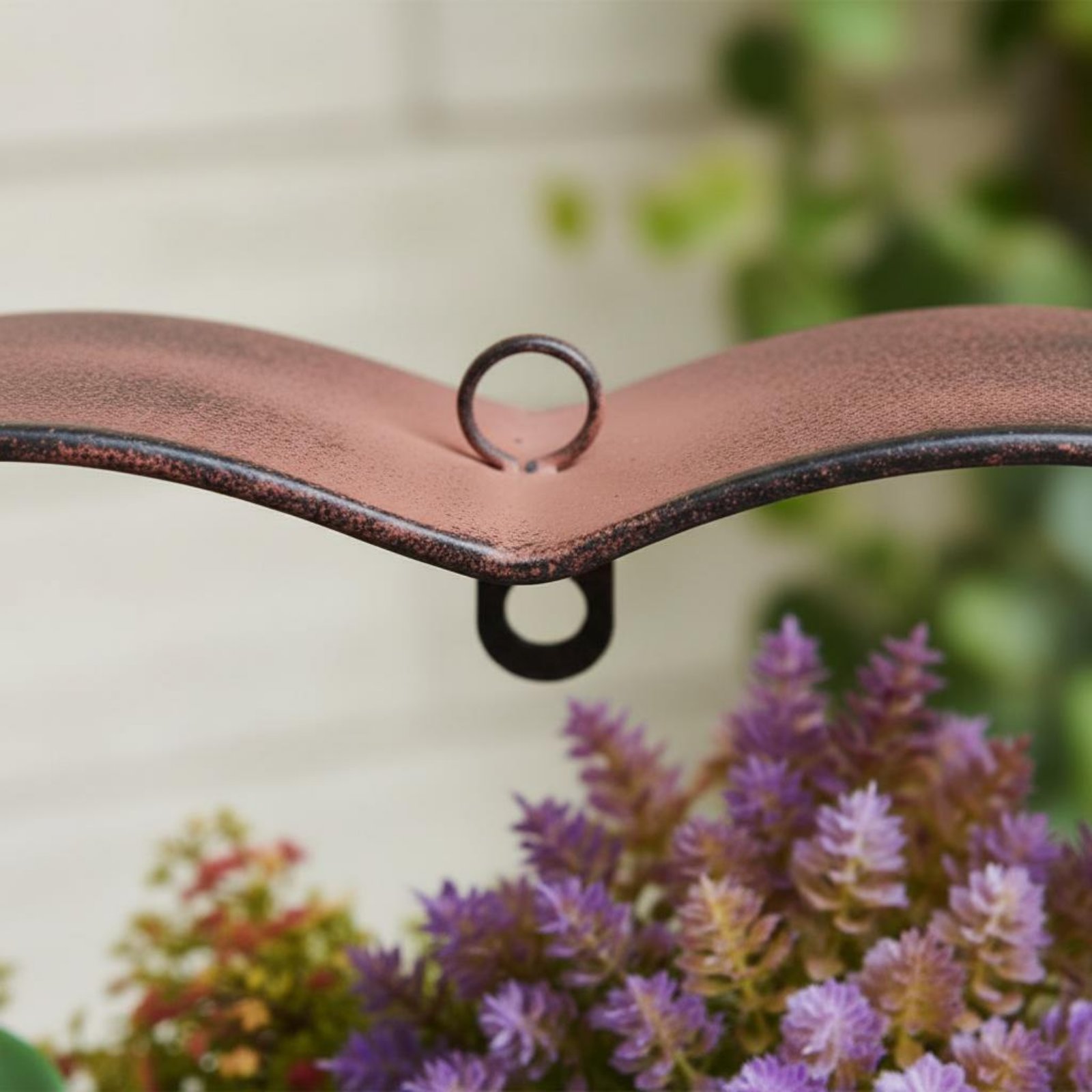 Hanging Planter Basket - Hartvormige metalen plantenbak, wandmontage, ijzeren bloempot,