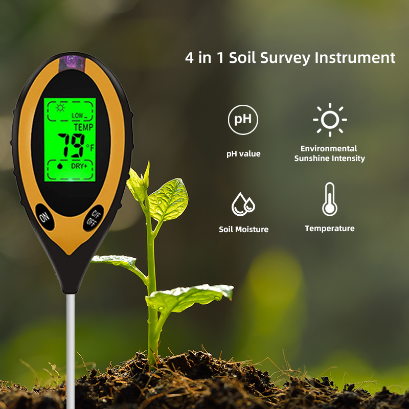 Soil Ph Meter - Bodem PH-meter Tester Bodemtester PH-vochtmeter Temperatuur