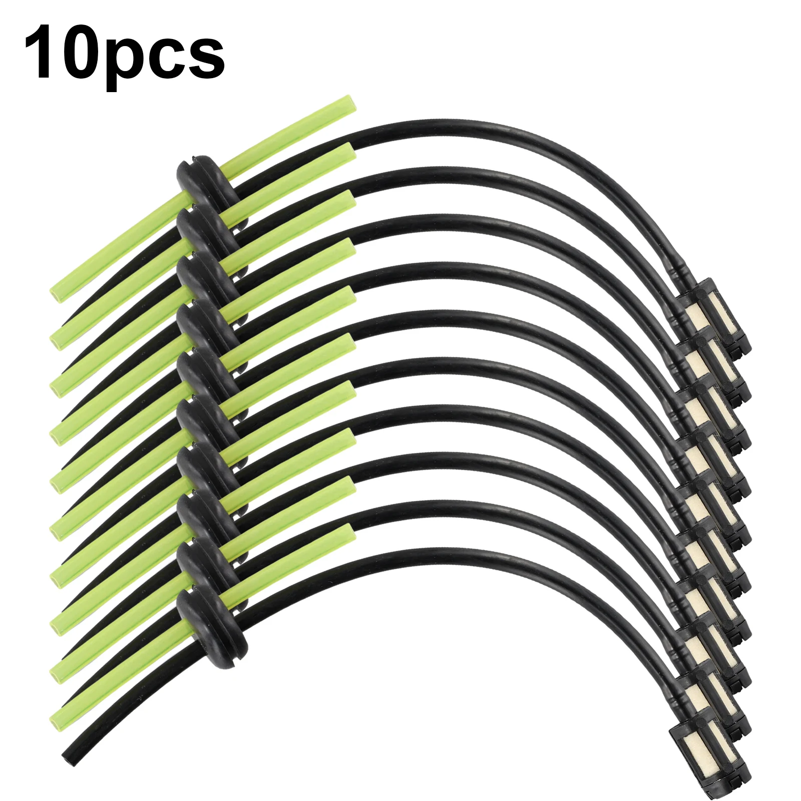 Gardening Tools Yellow - 10 stuks brandstofslang met brandstoffilter, universele