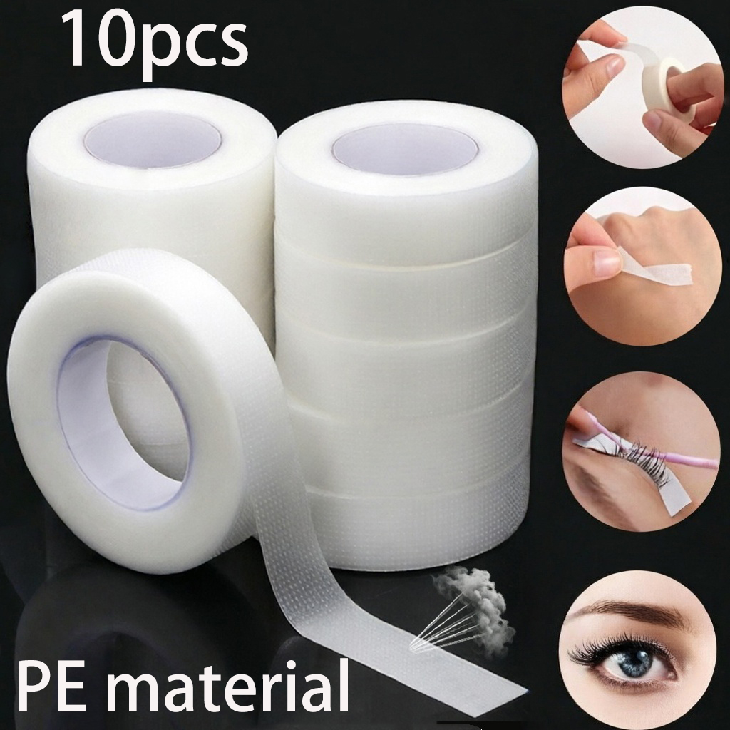 Grafting Tape - 10 Rolls 9m PE Wimperverlengingstape Ademend