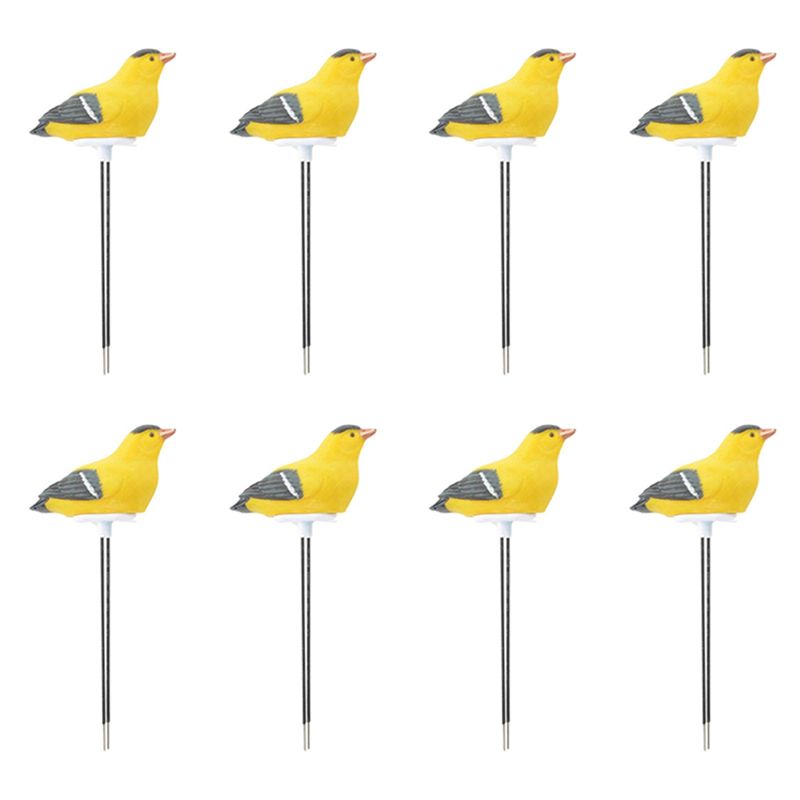 Gardening Tools Yellow - 8X Bodemvochtmeter Wateralarm Vogelplant Watertester Hygrometer