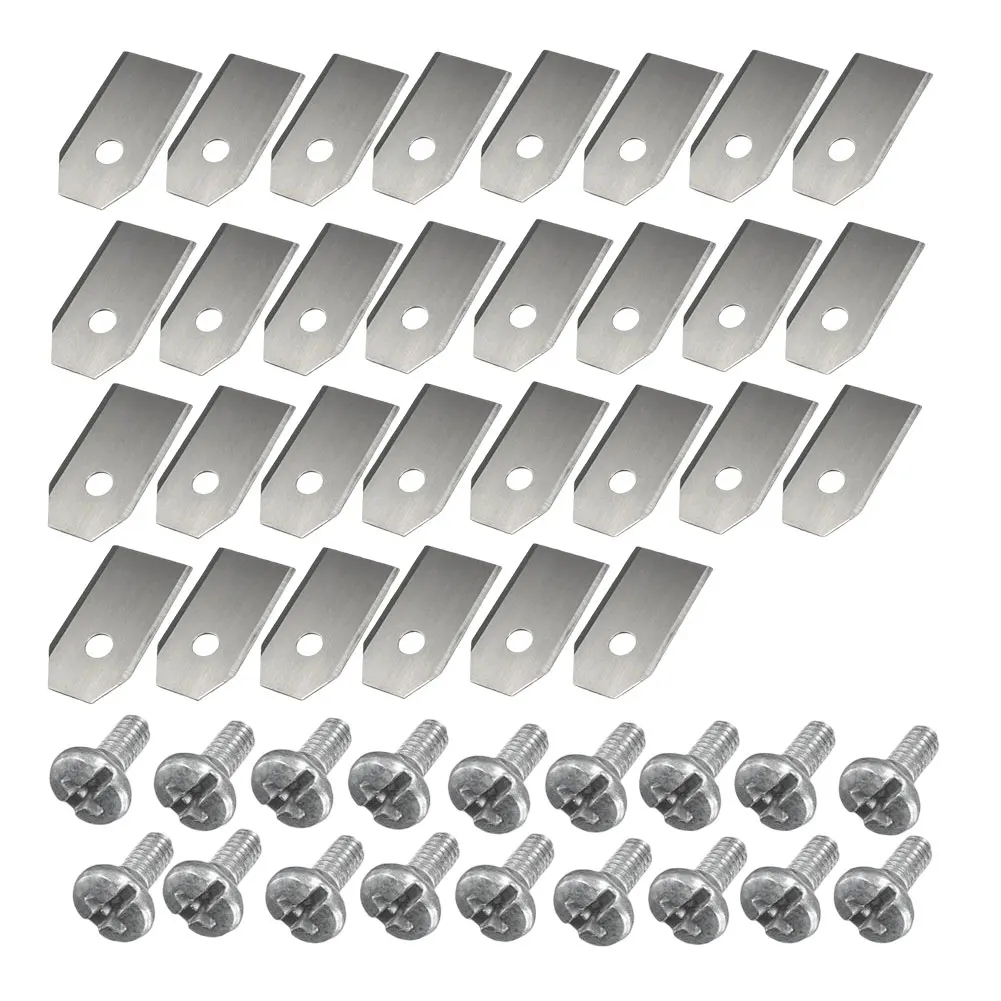 Gardening Tools Basic - 18/30PCS Grasmaaier Snijbladen Set Roestvrijstalen Maaimachine