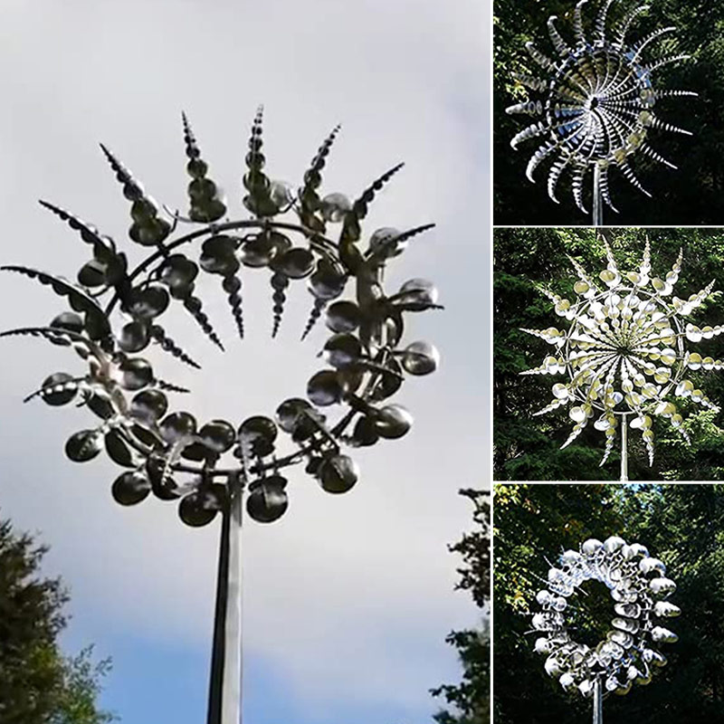 Gardening Tools Unique - Metalen windmolen buiten windspinners Unieke magische