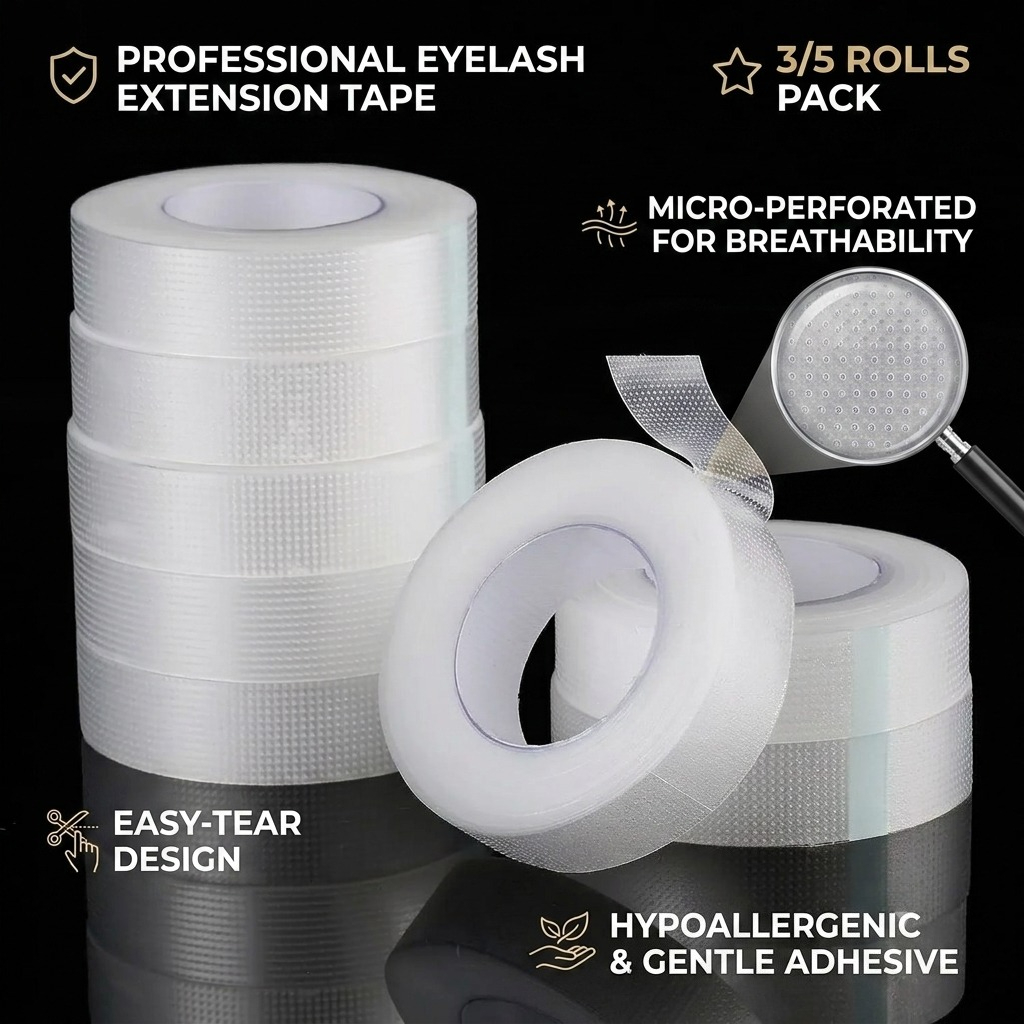 Grafting Tape - 3/5 Rolls PE Lash Tape Ademend