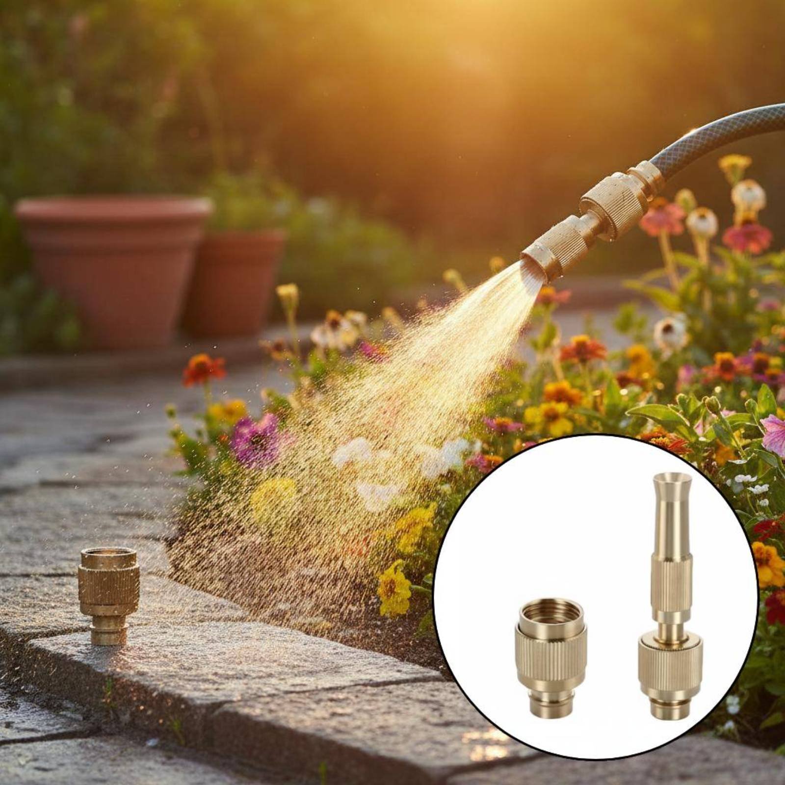 Gardening Tools Water - Messing water universele connector autowas-spuitopzetstuk tuingereedschap
