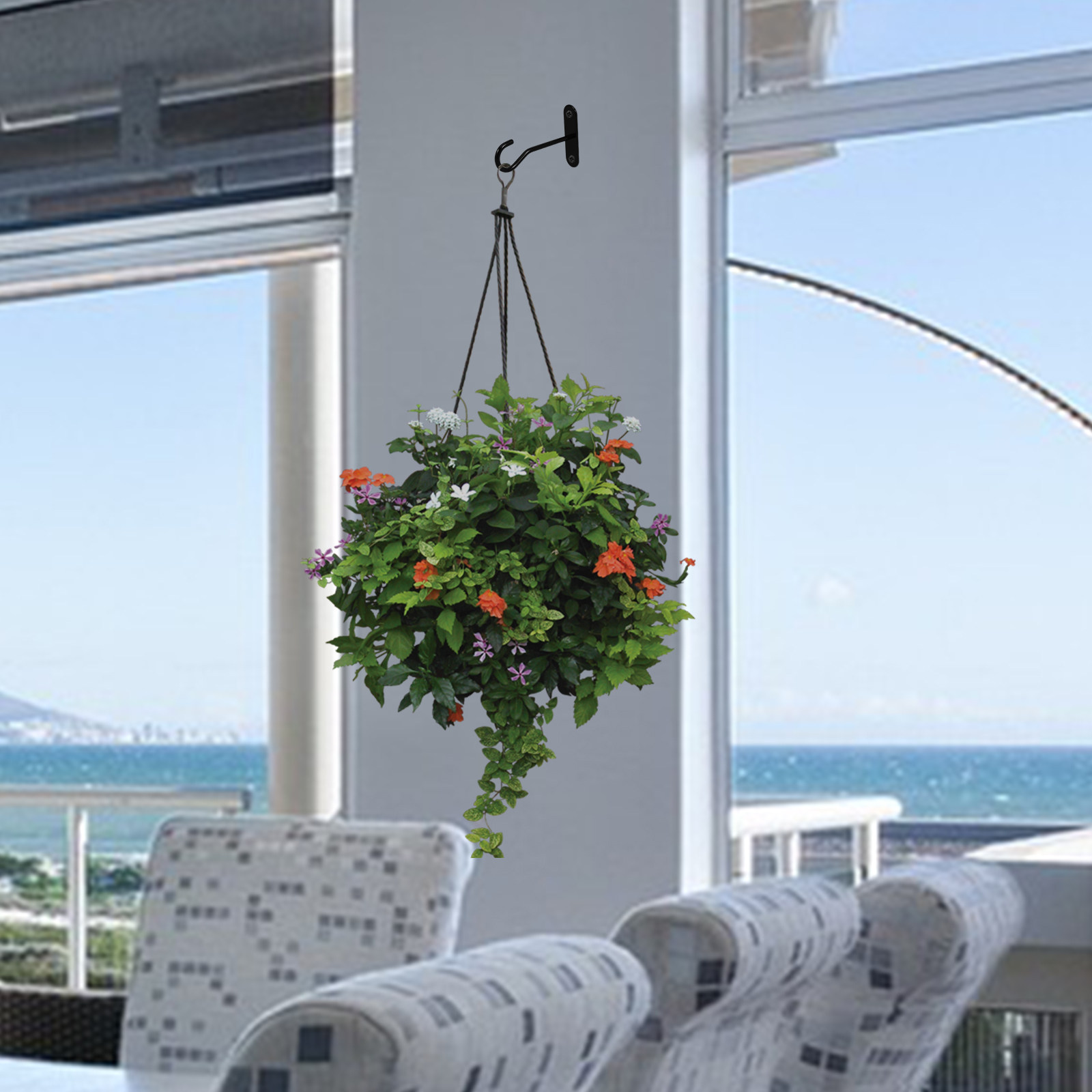 Hanging Planter Basket - 2 sets plafondhaken voor het ophangen