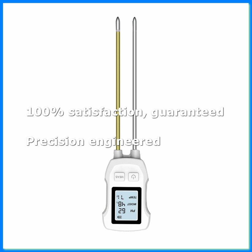 Soil Ph Meter - 3-in-1 Bodemvochtmeter, Digitale Plantvochtmeter voor Temperatuur/Bodemvocht/PH-meter,