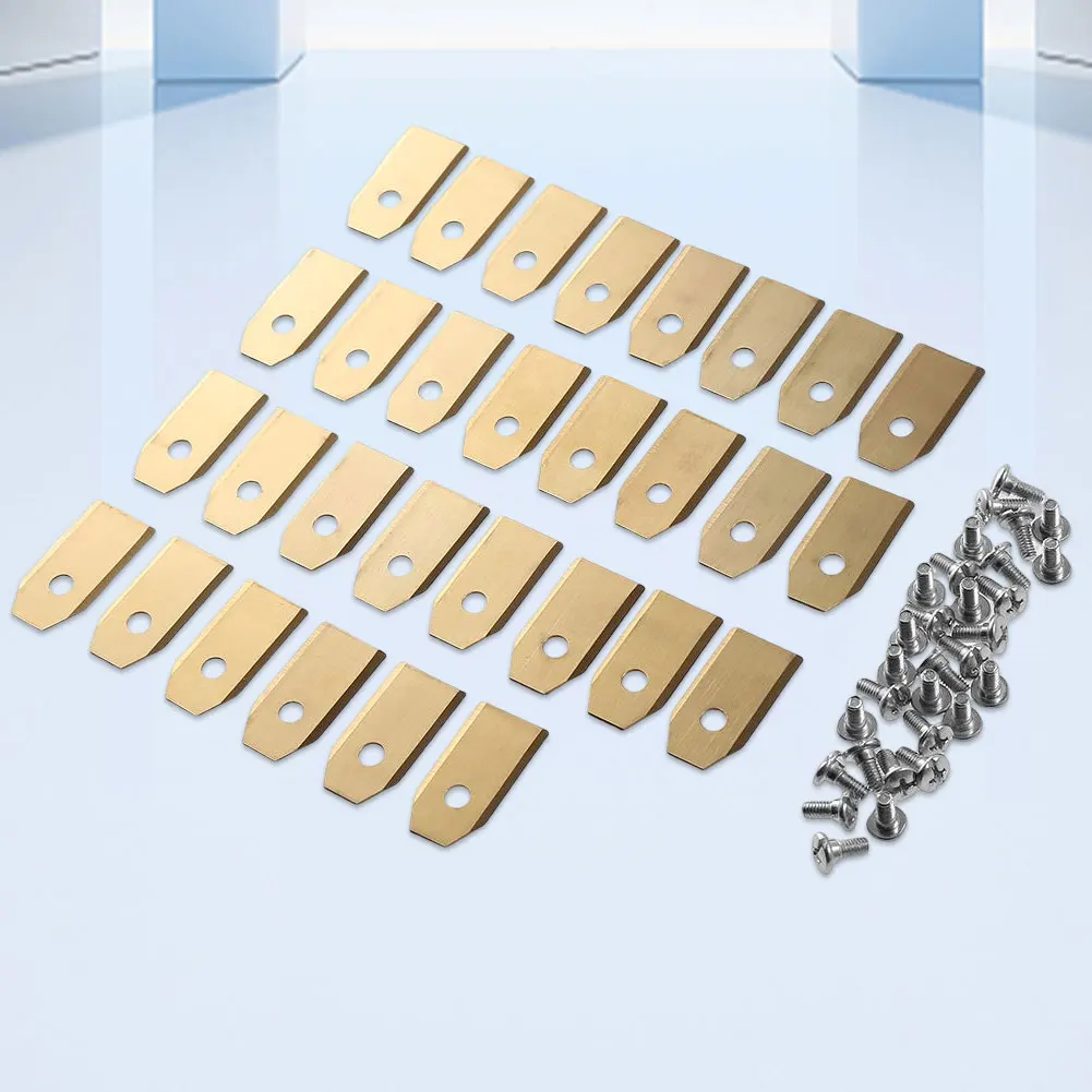 Gardening Tools Basic - 30PCS Grasmaaier Snijbladen Set Roestvrijstalen Maaimachine