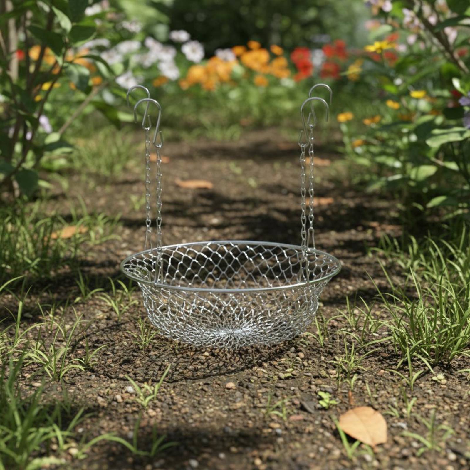 Hanging Planter Basket - Verstelbare plantenbakvoering Duurzame drainagekorfhanger Hangende mandinzetstuk