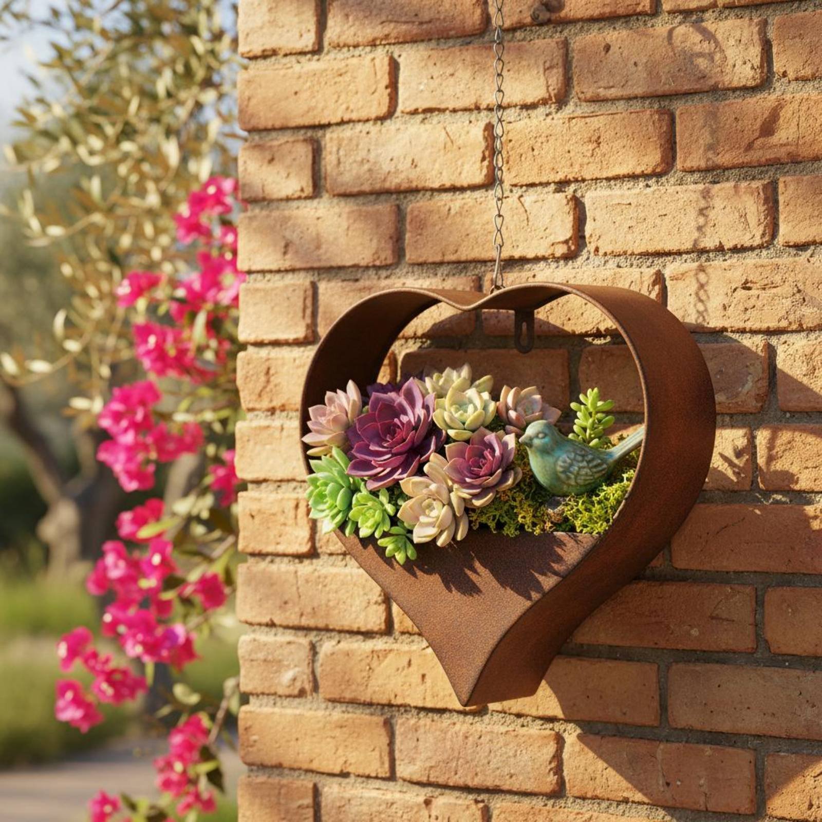 Hartvormige metalen plantenbak - Hanging Planter Basket recensie en prijs