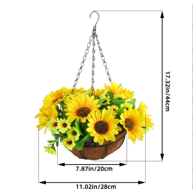 MALL Kunstmatige hangende bloe - Gardening Tools Yellow recensie en prijs