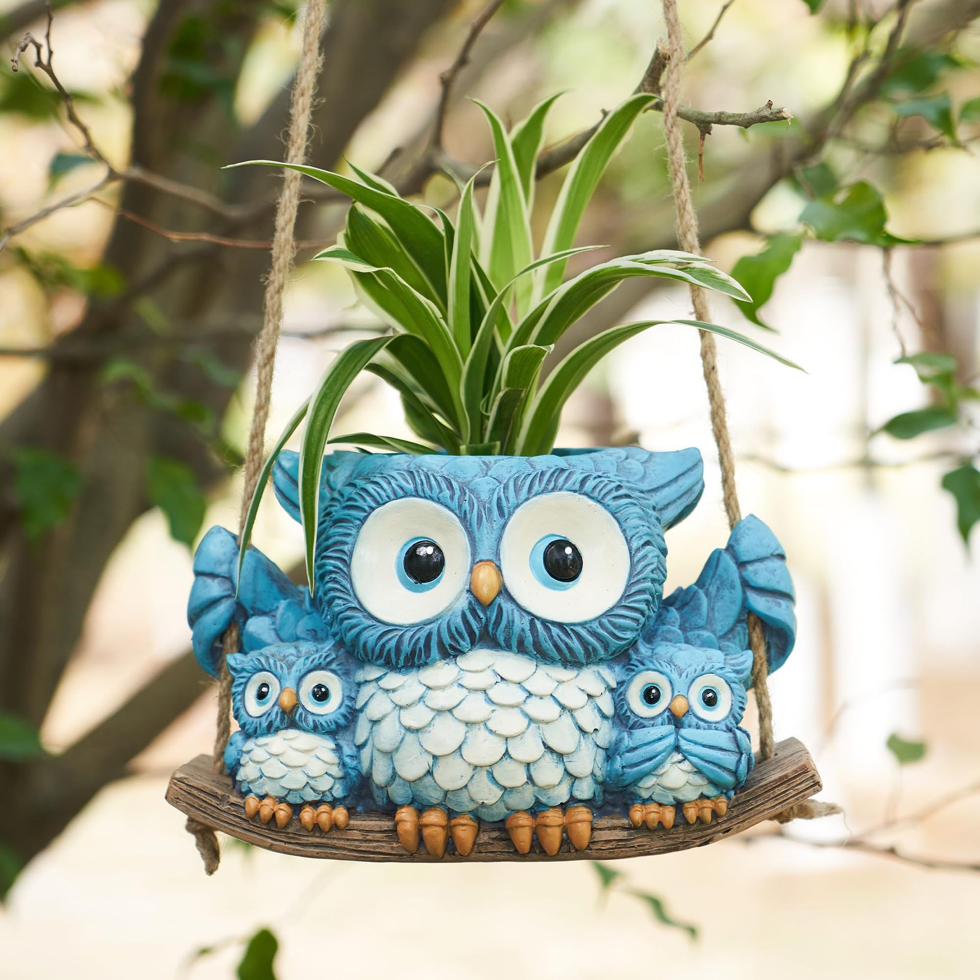 Leuke Uil Standbeeld Bloempot  - Hanging Planter Basket recensie en prijs