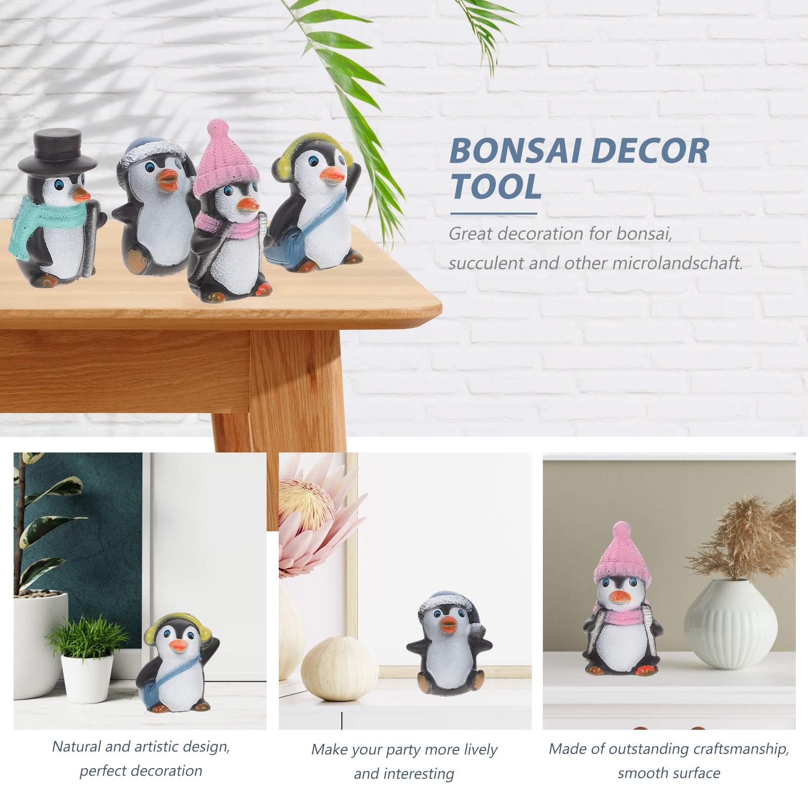 12 stuks Mini Pinguïn Landscha - Gardening Tools Unique recensie en prijs