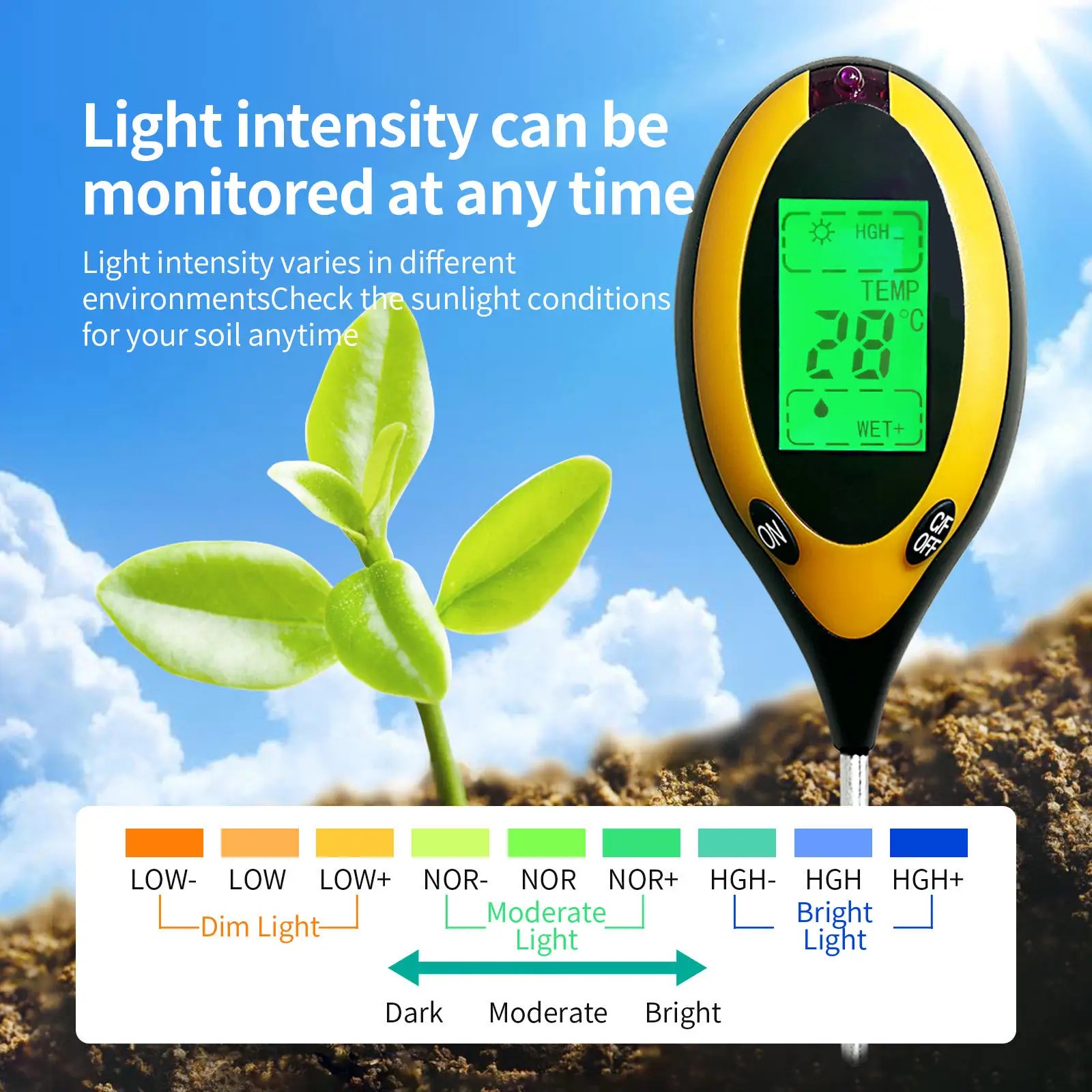 Draagbare Bodem PH- en Vochtig - Soil Ph Meter recensie en prijs