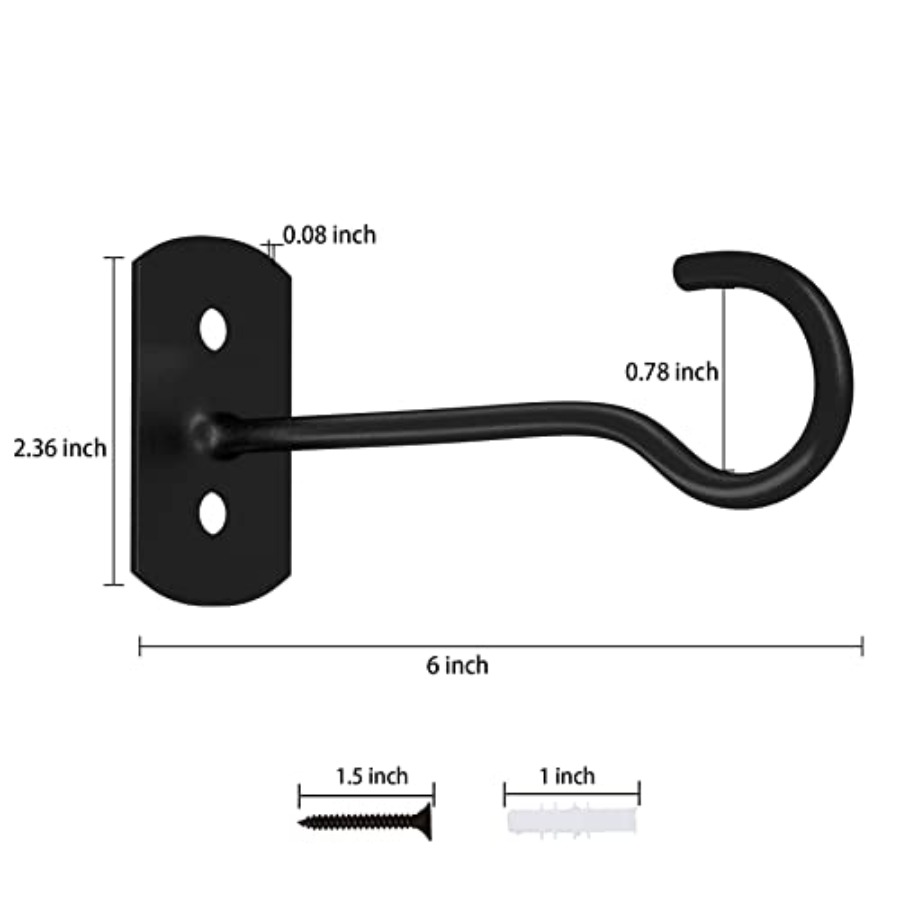 2Pack 6In lange plafondhaken v - Hanging Planter Basket recensie en prijs