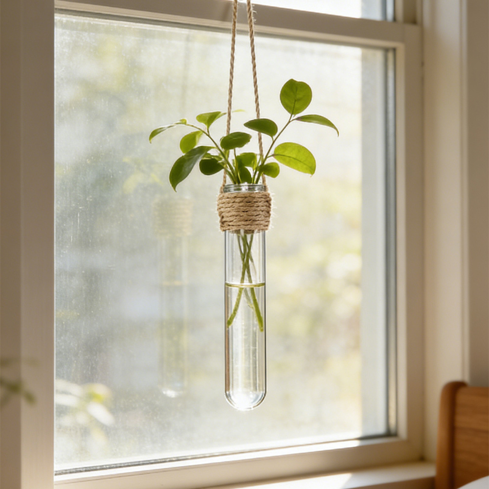 Hydroponische bloemenvaas aan  - Hanging Planter Basket recensie en prijs
