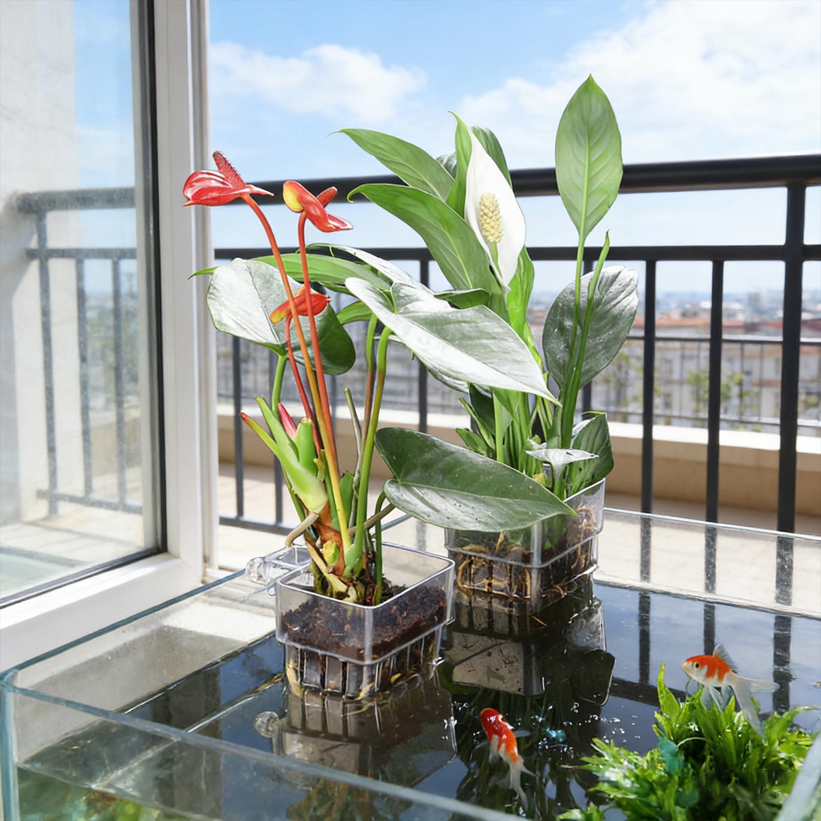 Aquariumplantenmand Transparan - Hanging Planter Basket recensie en prijs