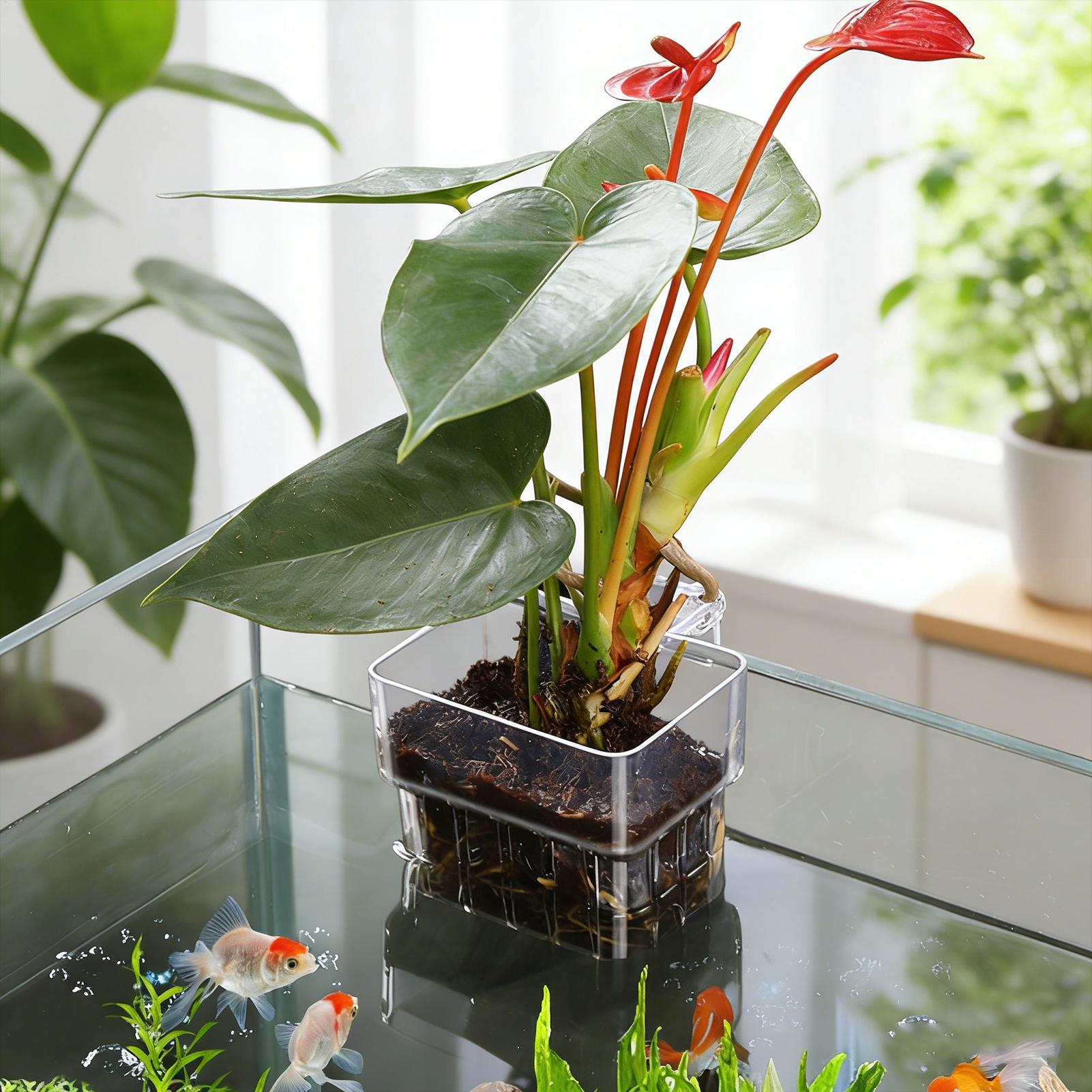 Aquariumplantenmand Transparan - Hanging Planter Basket recensie en prijs