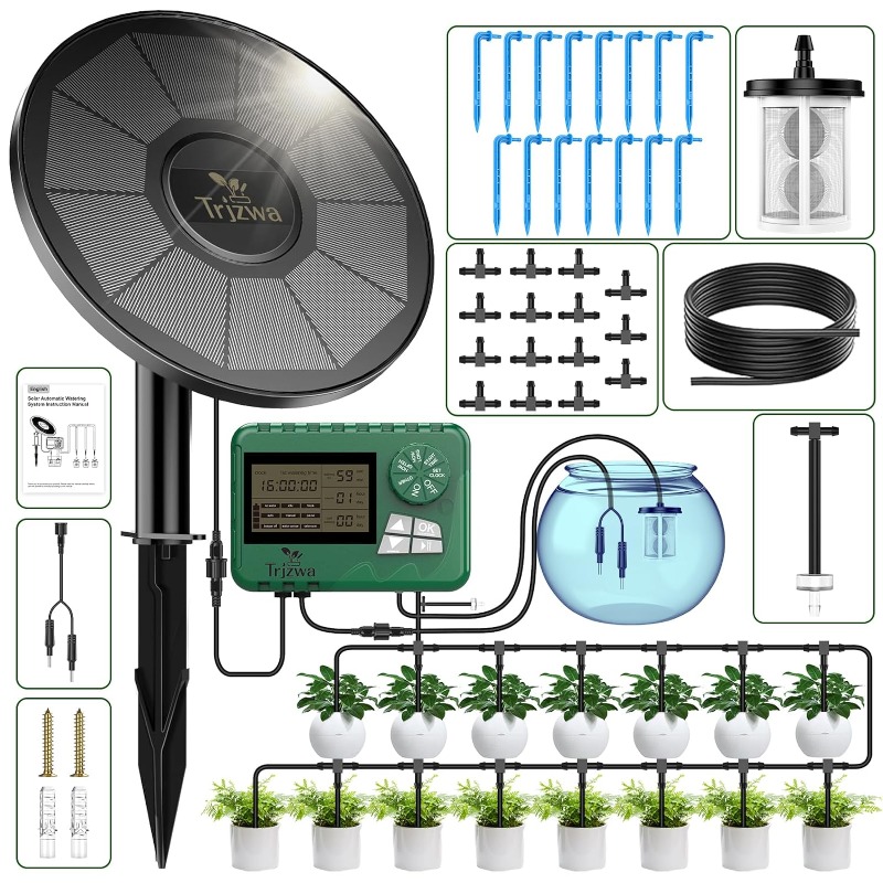 Solar Irrigatie Apparatuur Kas - Automatic Plant Waterer recensie en prijs