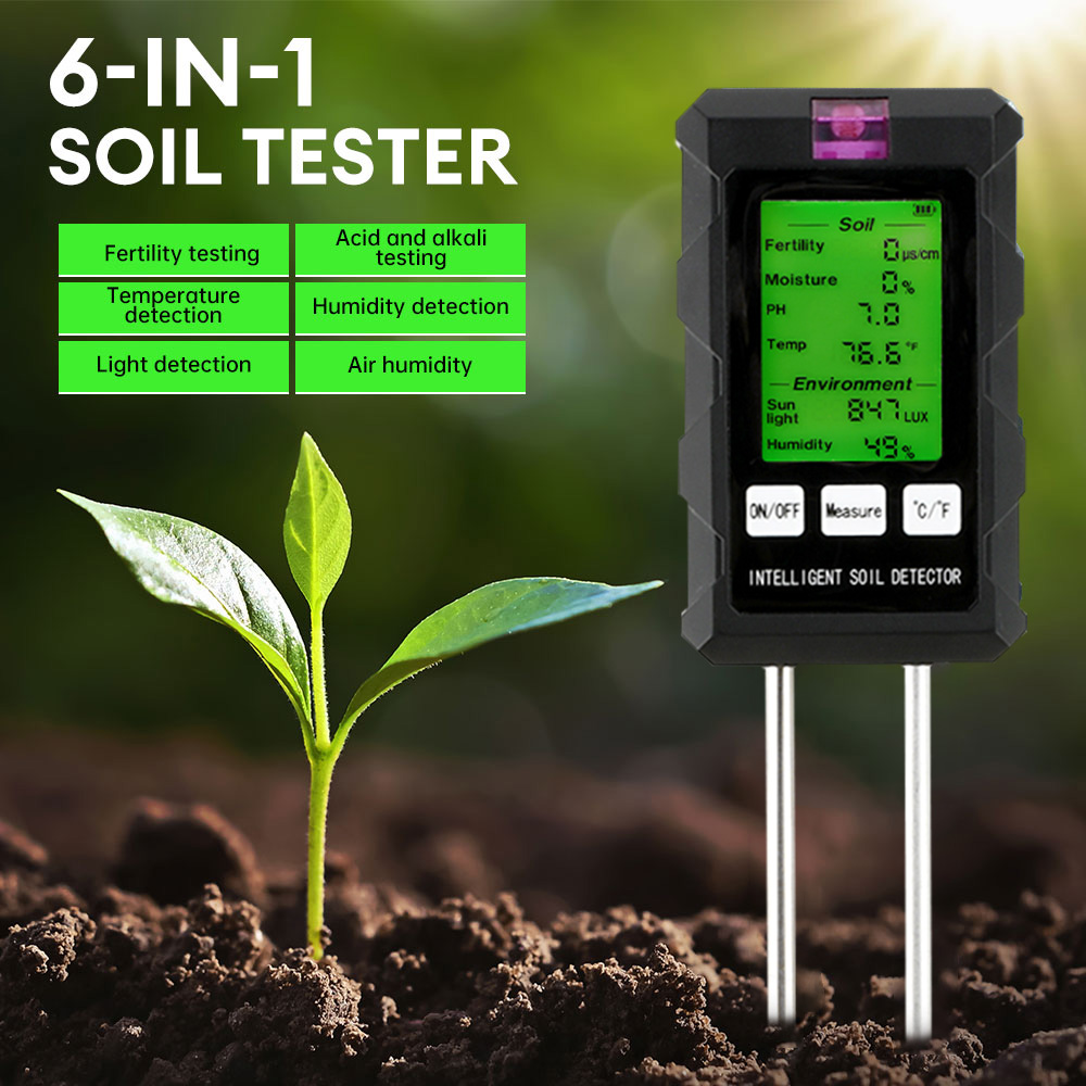 PH Temperatuur-vochtigheidsmet - Soil Ph Meter recensie en prijs