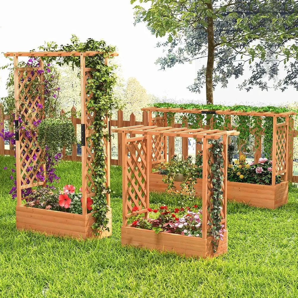 Verhoogd plantenbak met boogvo - Hanging Planter Basket recensie en prijs