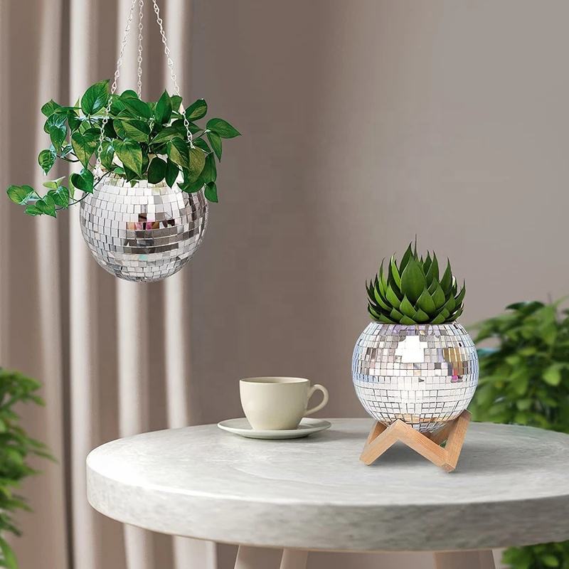 Disco Spiegelbol Hangende Bloe - Hanging Planter Basket recensie en prijs