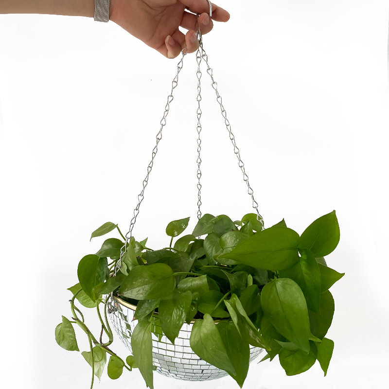 Disco Spiegelbol Hangende Bloe - Hanging Planter Basket recensie en prijs