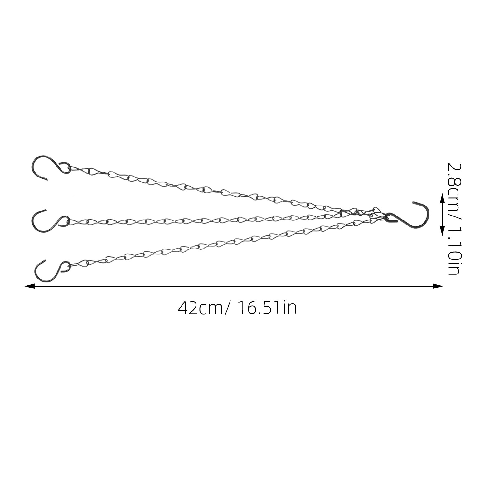2 stuks hangende mandenketting - Hanging Planter Basket recensie en prijs